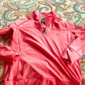VS Pink  zip up coral medium